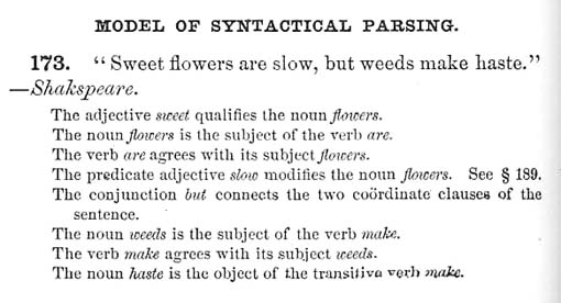 weeds is the subject of the verb make